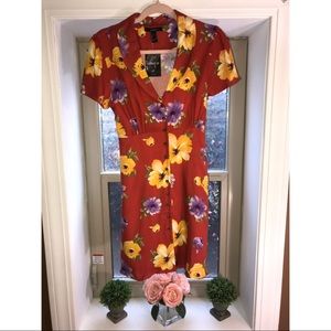 NWT-Forever 21-Floral Dress!
